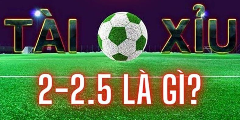 Tài Xỉu 2-2.5 còn được gọi kèo hấp hai trái rưỡi