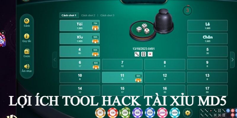 Tool hack tài xỉu md5 mang lại kết quả chuẩn xác